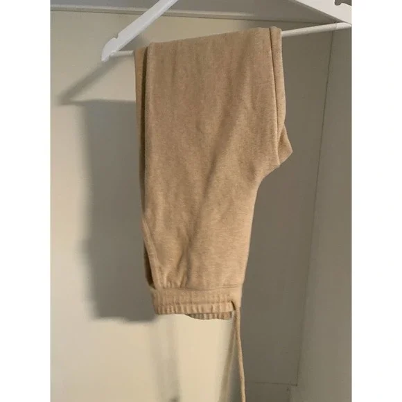 Rails Hoodie & Sweatpant Set Women's Size S Beige Camel Cotton Drawstring
